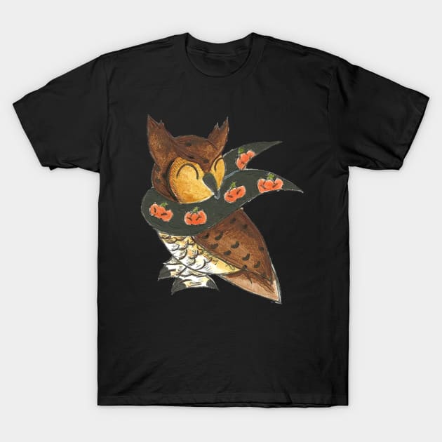 Happy Owl-o-Ween! T-Shirt by KristenOKeefeArt